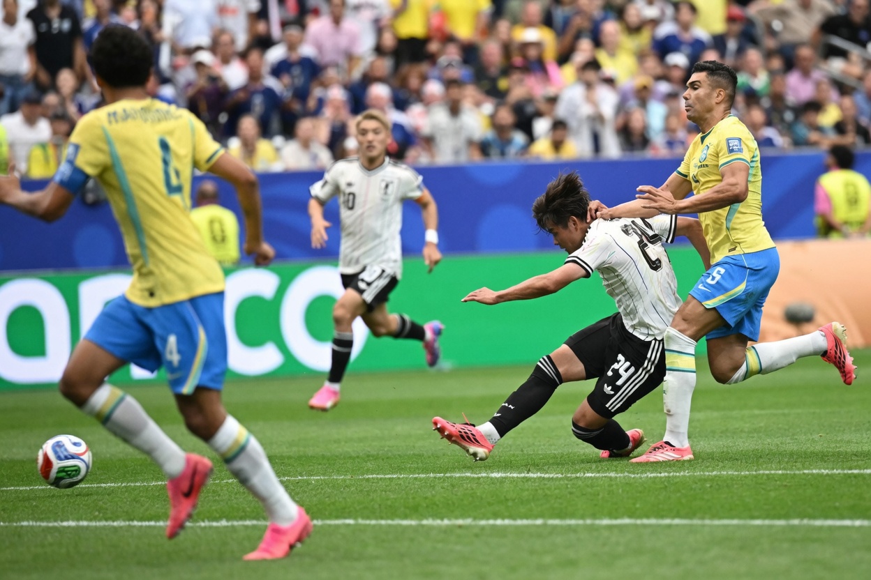 البرازيل تستعيد إيقاعها في المونديال وتحقق انتصارا مثيرا على اليابان للتأهل لثمن النهائي