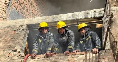 اندلاع حريق مروع في شقة سكنية بالعمرانية يؤدي إلى إصابة شخص وتدخل سريع من فرق الإنقاذ
