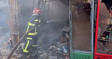السيطرة على حريق هائل بالقرب من مستشفى الصدر في المنوفية بعد جهود مضنية من فرق الإطفاء