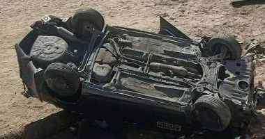 مصرع شخص وإصابة أربعة آخرين في حادث مأساوي نتيجة انقلاب سيارة واحتراقها بالساحل الشمالي
