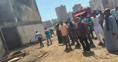 نجاح فرق الإطفاء في السيطرة على حريق تانكات الزيت بمصنع الهدرجة القديم في سوهاج دون تسجيل إصابات بشرية