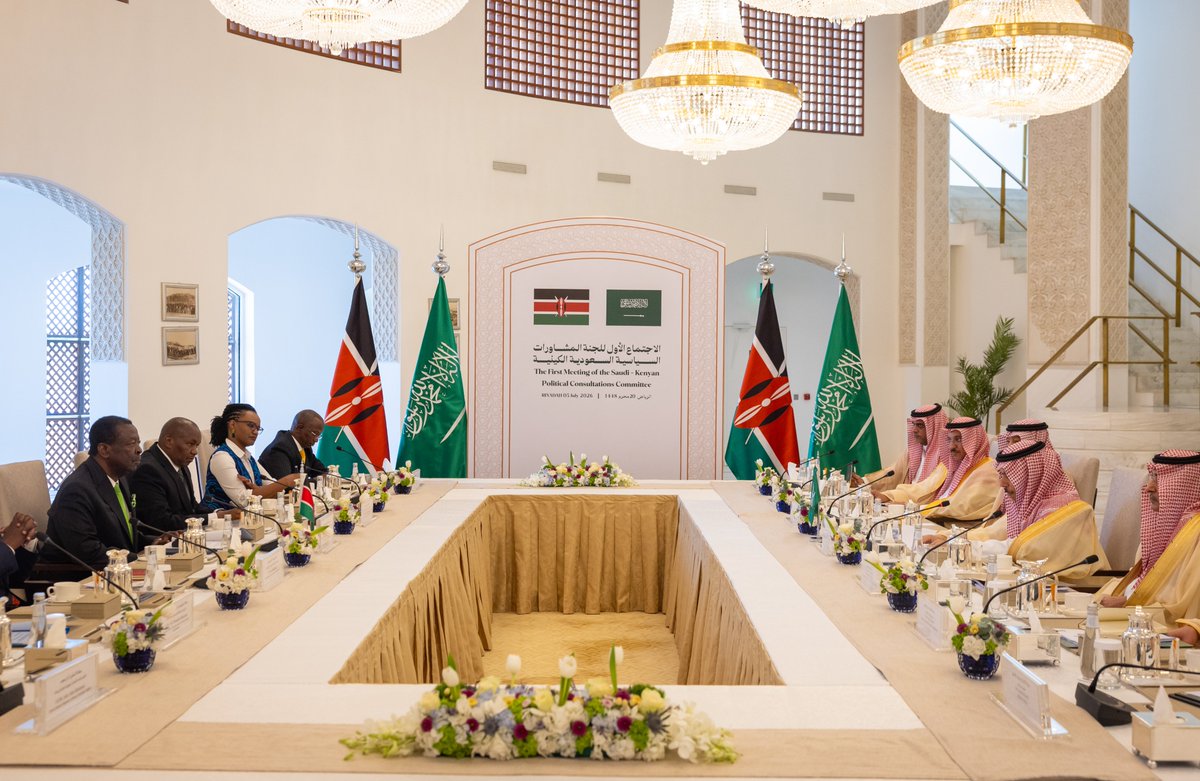 وزير الخارجية السعودي يوقع اتفاقيات استراتيجية في الرياض تعزز التعاون الاقتصادي والسياسي مع كينيا الشقيقة